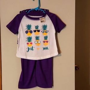 GIRLS 3 PIECE SUMMER PAJAMAS